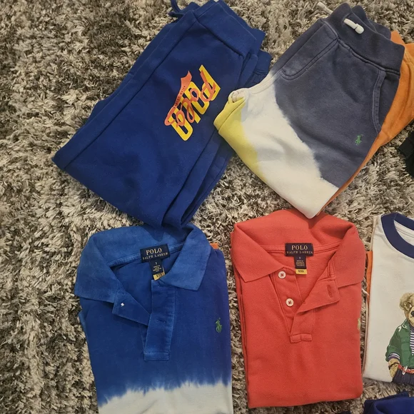 Polo by Ralph Lauren Boys' Blue & Multicolor Bear Graphic T-Shirt Collection - Picture 5 of 6